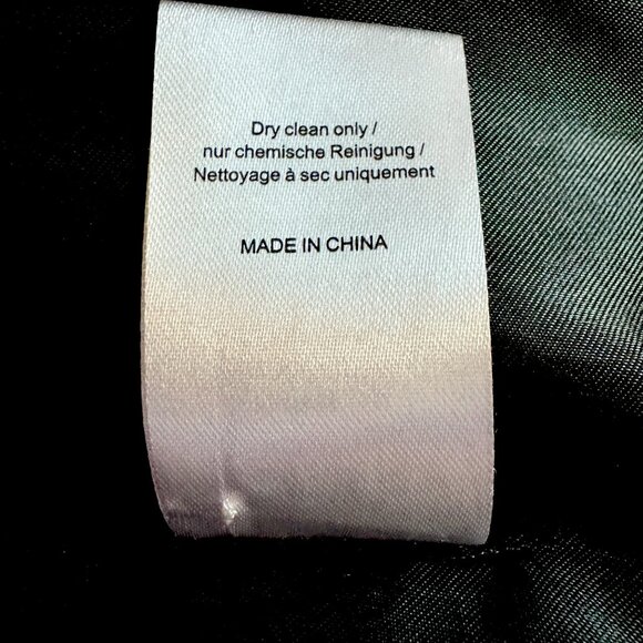 POETRY Velvet Silk Blend Single Button Gray Oversized Jacket Blazer 2XL 16 - Picture 8 of 8